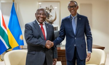 Presidents Kagame, Ramaphosa hold talks