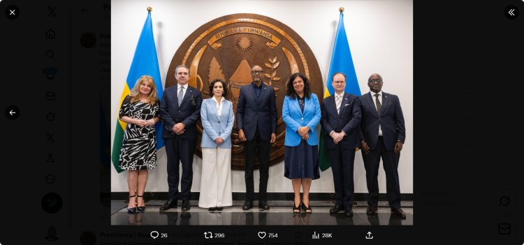 EU official, Rwandan president discuss aid access to vulnerable people in Great Lakes region